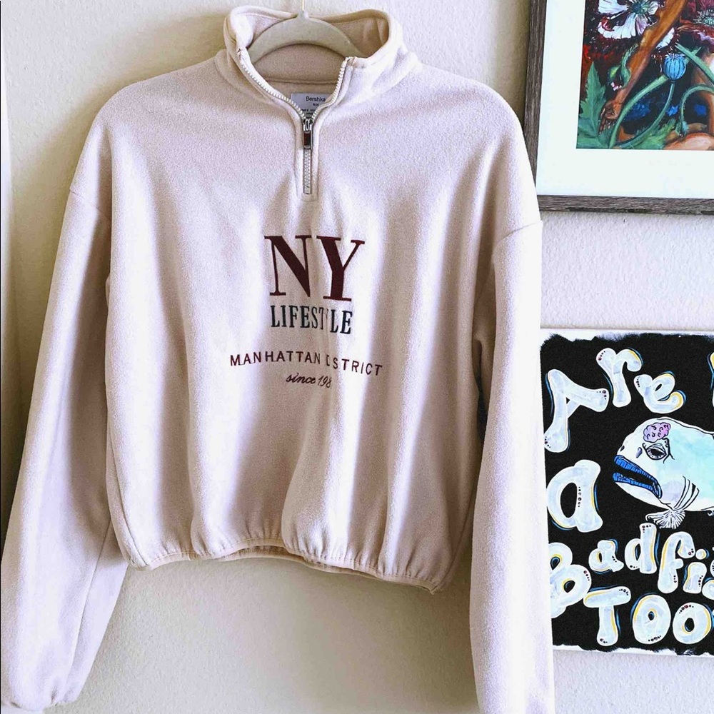 Bershka Crop Fleece